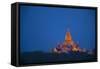 Myanmar, Bagan. Twilight on Ananda Temple-Jaynes Gallery-Framed Stretched Canvas