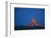 Myanmar, Bagan. Twilight on Ananda Temple-Jaynes Gallery-Framed Photographic Print