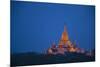 Myanmar, Bagan. Twilight on Ananda Temple-Jaynes Gallery-Mounted Photographic Print