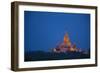 Myanmar, Bagan. Twilight on Ananda Temple-Jaynes Gallery-Framed Photographic Print