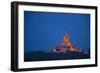 Myanmar, Bagan. Twilight on Ananda Temple-Jaynes Gallery-Framed Photographic Print