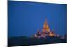 Myanmar, Bagan. Twilight on Ananda Temple-Jaynes Gallery-Mounted Photographic Print