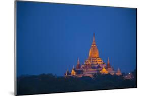 Myanmar, Bagan. Twilight on Ananda Temple-Jaynes Gallery-Mounted Photographic Print