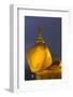 Myanmar, Bago. the Golden Rock at Kyaiktiyo Pagoda, at Twilight-Brenda Tharp-Framed Photographic Print