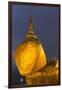 Myanmar, Bago. the Golden Rock at Kyaiktiyo Pagoda, at Twilight-Brenda Tharp-Framed Photographic Print