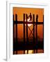 Myanmar, Burma, Amarapura, Taungthaman Lake, U Bein's Bridge-Katie Garrod-Framed Photographic Print