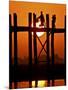 Myanmar, Burma, Amarapura, Taungthaman Lake, U Bein's Bridge-Katie Garrod-Mounted Photographic Print