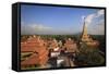 Myanmar (Burma), Mandalay, Mandalay Palace-Michele Falzone-Framed Stretched Canvas