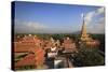 Myanmar (Burma), Mandalay, Mandalay Palace-Michele Falzone-Stretched Canvas