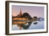 Myanmar (Burma), Mandalay, Moat and City Fortress Walls-Michele Falzone-Framed Photographic Print