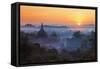 Myanmar (Burma), Rakhine State, Mrauk U Archaeological Site-Michele Falzone-Framed Stretched Canvas