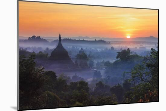 Myanmar (Burma), Rakhine State, Mrauk U Archaeological Site-Michele Falzone-Mounted Photographic Print