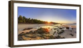 Myanmar (Burma), Rakhine State, Ngapali Beach-Michele Falzone-Framed Photographic Print