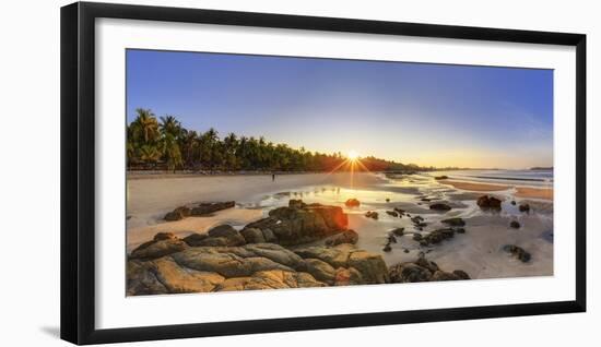 Myanmar (Burma), Rakhine State, Ngapali Beach-Michele Falzone-Framed Photographic Print