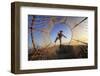 Myanmar (Burma), Shan State, Inle Lake, Local Fishermen at Dawn-Michele Falzone-Framed Photographic Print