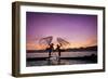 Myanmar (Burma), Shan State, Inle Lake, Local Fishermen at Sunset-Michele Falzone-Framed Photographic Print