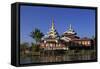 Myanmar (Burma), Shan State, Inle Lake, Nampan Village-Michele Falzone-Framed Stretched Canvas