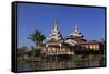 Myanmar (Burma), Shan State, Inle Lake, Nampan Village-Michele Falzone-Framed Stretched Canvas