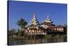 Myanmar (Burma), Shan State, Inle Lake, Nampan Village-Michele Falzone-Stretched Canvas