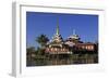 Myanmar (Burma), Shan State, Inle Lake, Nampan Village-Michele Falzone-Framed Photographic Print