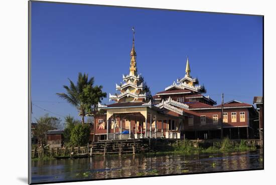 Myanmar (Burma), Shan State, Inle Lake, Nampan Village-Michele Falzone-Mounted Photographic Print