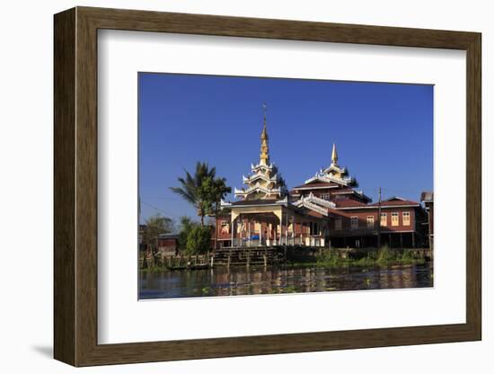 Myanmar (Burma), Shan State, Inle Lake, Nampan Village-Michele Falzone-Framed Photographic Print