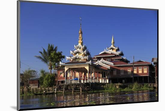 Myanmar (Burma), Shan State, Inle Lake, Nampan Village-Michele Falzone-Mounted Photographic Print