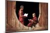 Myanmar (Burma), Shan State, Inle Lake, Nyaungshwe, Shwe Yaunghwe Kyaung Monastery-Michele Falzone-Mounted Photographic Print