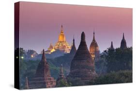 Myanmar (Burma), Temples of Bagan (Unesco World Heritage Site), Ananda Temple-Michele Falzone-Stretched Canvas