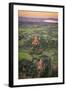 Myanmar (Burma), Temples of Bagan (Unesco World Heritage Site) Elevated View from Baloon-Michele Falzone-Framed Photographic Print