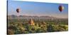 Myanmar (Burma), Temples of Bagan (Unesco World Heritage Site)-Michele Falzone-Stretched Canvas