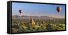 Myanmar (Burma), Temples of Bagan (Unesco World Heritage Site)-Michele Falzone-Framed Stretched Canvas