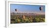 Myanmar (Burma), Temples of Bagan (Unesco World Heritage Site)-Michele Falzone-Framed Premium Photographic Print