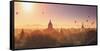 Myanmar (Burma), Temples of Bagan (Unesco World Heritage Site)-Michele Falzone-Framed Stretched Canvas