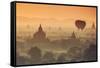 Myanmar (Burma), Temples of Bagan (Unesco World Heritage Site)-Michele Falzone-Framed Stretched Canvas