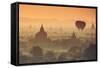 Myanmar (Burma), Temples of Bagan (Unesco World Heritage Site)-Michele Falzone-Framed Stretched Canvas