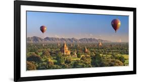 Myanmar (Burma), Temples of Bagan (Unesco World Heritage Site)-Michele Falzone-Framed Photographic Print