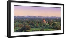 Myanmar (Burma), Temples of Bagan (Unesco World Heritage Site)-Michele Falzone-Framed Photographic Print