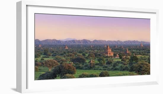 Myanmar (Burma), Temples of Bagan (Unesco World Heritage Site)-Michele Falzone-Framed Photographic Print