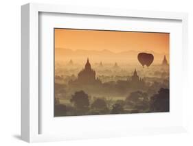 Myanmar (Burma), Temples of Bagan (Unesco World Heritage Site)-Michele Falzone-Framed Photographic Print