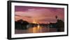 Myanmar (Burma), Yangon (Rangoon), Shwedagon Paya (Pagoda) Reflected in Kandawgyi Lake-Michele Falzone-Framed Photographic Print