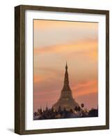 Myanmar (Burma), Yangon, Shwedagon Pagoda-Steve Vidler-Framed Photographic Print