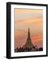 Myanmar (Burma), Yangon, Shwedagon Pagoda-Steve Vidler-Framed Photographic Print