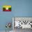 Myanmar Flag Design with Wood Patterning - Flags of the World Series-Philippe Hugonnard-Stretched Canvas displayed on a wall