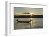 Myanmar, Inle Lake. Fisherman at Sunset-Brenda Tharp-Framed Photographic Print