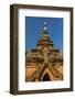 Myanmar. Mandalay. Inwa. Red Brick Stupa-Inger Hogstrom-Framed Photographic Print