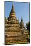 Myanmar. Mandalay. Inwa. Red Brick Stupa-Inger Hogstrom-Mounted Photographic Print