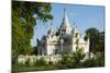 Myanmar. Mandalay. Inwa. White Temple Surrounded by Greenery-Inger Hogstrom-Mounted Photographic Print