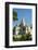 Myanmar. Mandalay. Inwa. White Temple Surrounded by Greenery-Inger Hogstrom-Framed Photographic Print