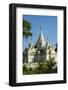 Myanmar. Mandalay. Inwa. White Temple Surrounded by Greenery-Inger Hogstrom-Framed Photographic Print